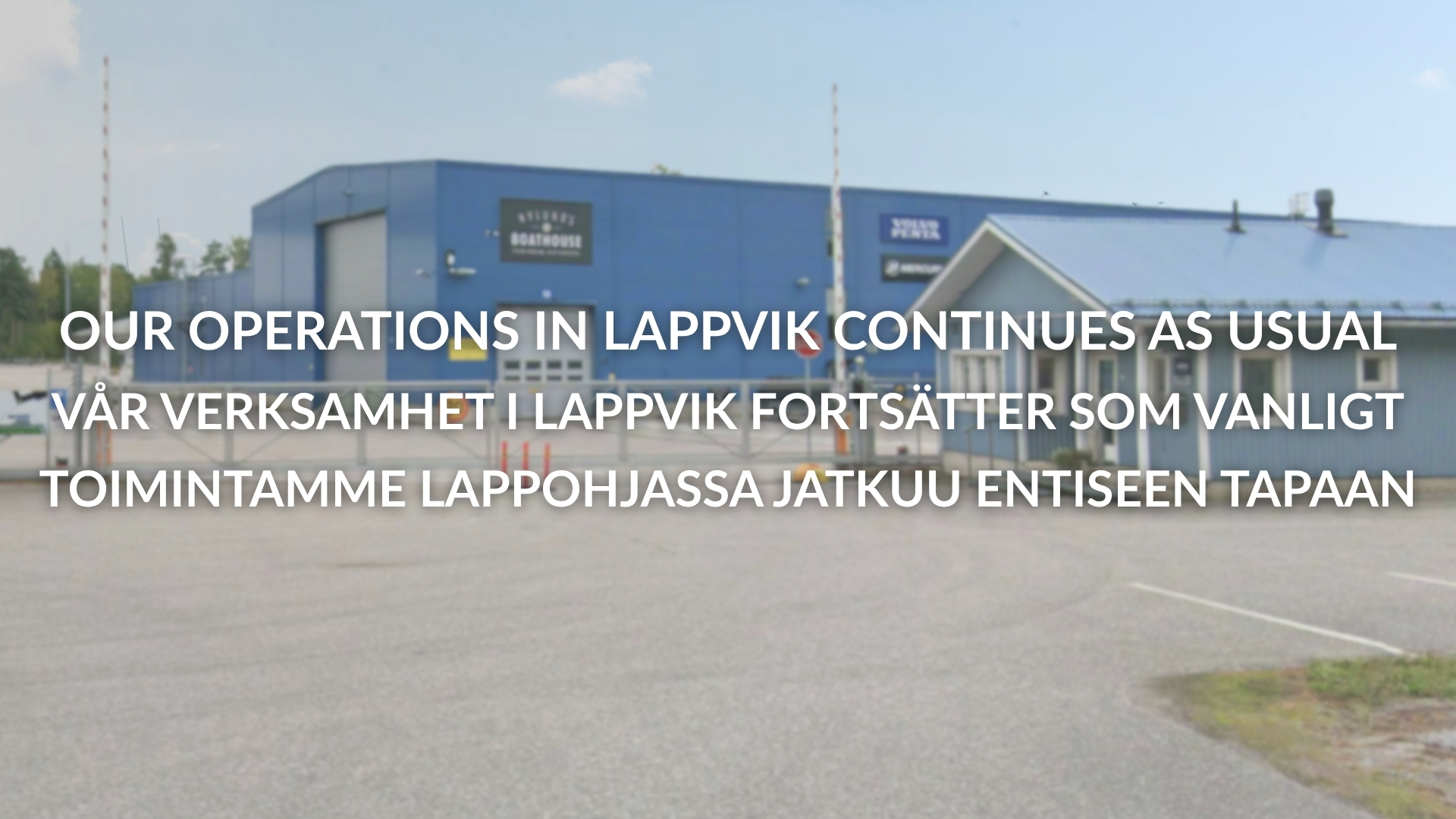 Nylunds Boathouse continues operations in Lappvik